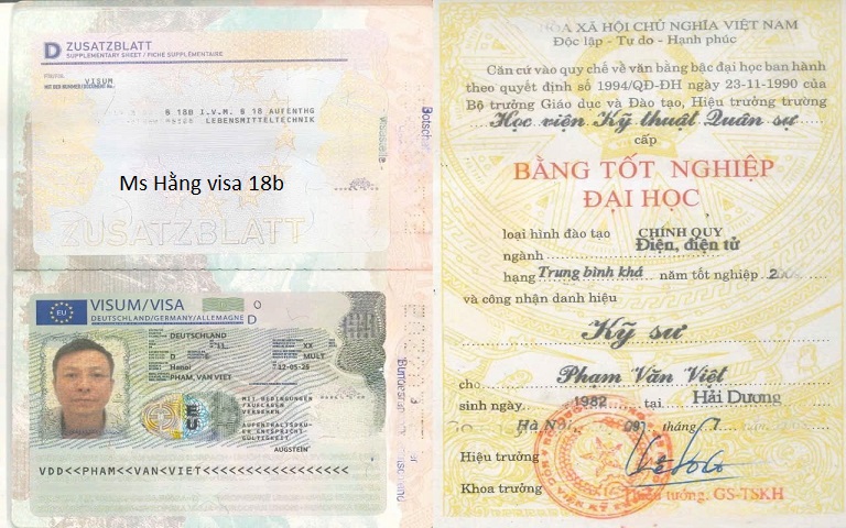 Chúc mừng các anh có Visa 18b